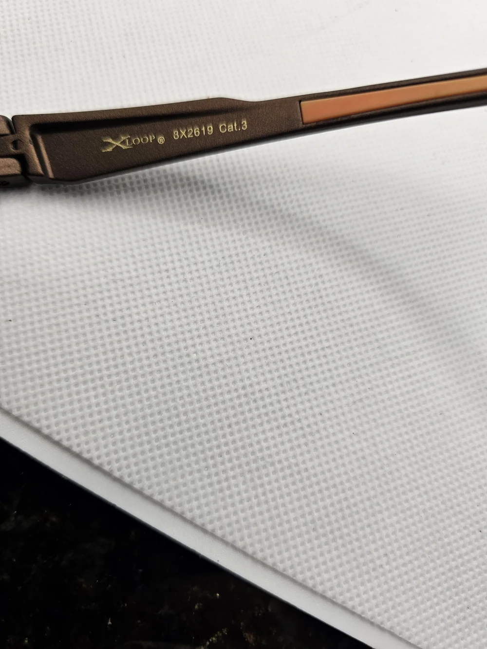 Men's Brown Sports Sunglasses with Mirrored Lenses
